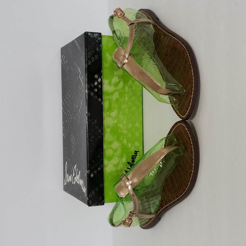 Brand New Sam Edelman Gigi Sandals Rose Dus SZ 8.5M (Discontinued Color)